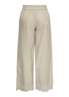 Only Pantalone Donna Paula Grigio Oliva 15343184 Olive Gray BRIGHT WHITE EMB. ONLY 