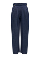 Jacqueline De Yong Pantalone Donna Birdie Blu 15320882 Black Iris JACQUELINE DE YONG 