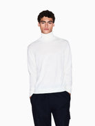 Armani Exchange Maglione dolcevita in misto lana Uomo Bianco XM000900 AF11982 U0009 ARMANI EXCHANGE 