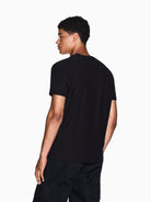 Armani Exchange T-shirt regular fit tessuto jacquard Uomo Nero XM001431 AF10337 FC022 ARMANI EXCHANGE 