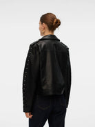 Vero Moda VMRAMON Giacca biker Donna Nero 10336119 Black VERO MODA 