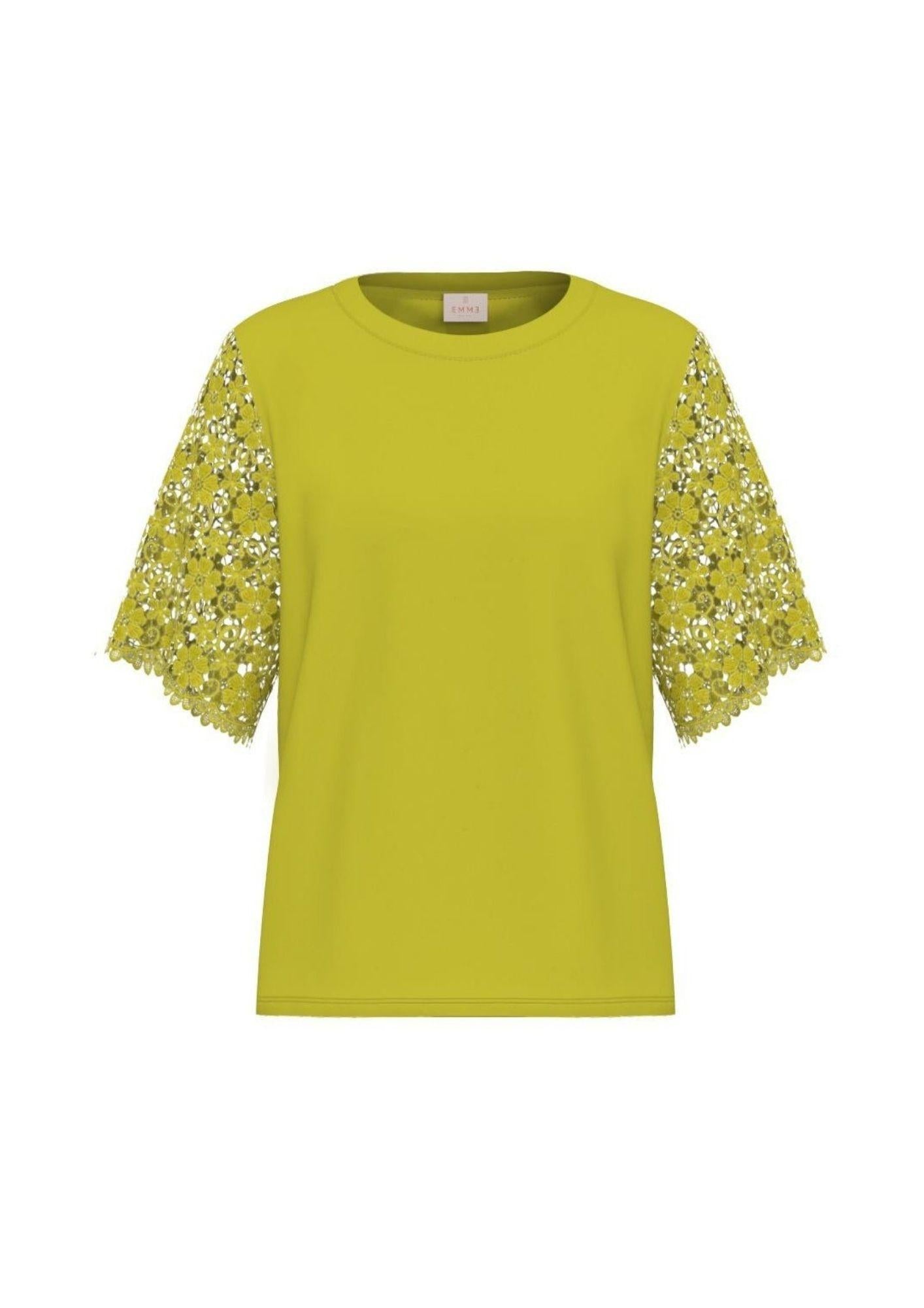 Emme Marella T-Shirt Donna Emmceppo Verde Mela 2615971062200 001 EMME MARELLA 