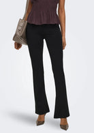 Jacqueline De Yong Pantalone Donna New Nero 15372807 Black JACQUELINE DE YONG 