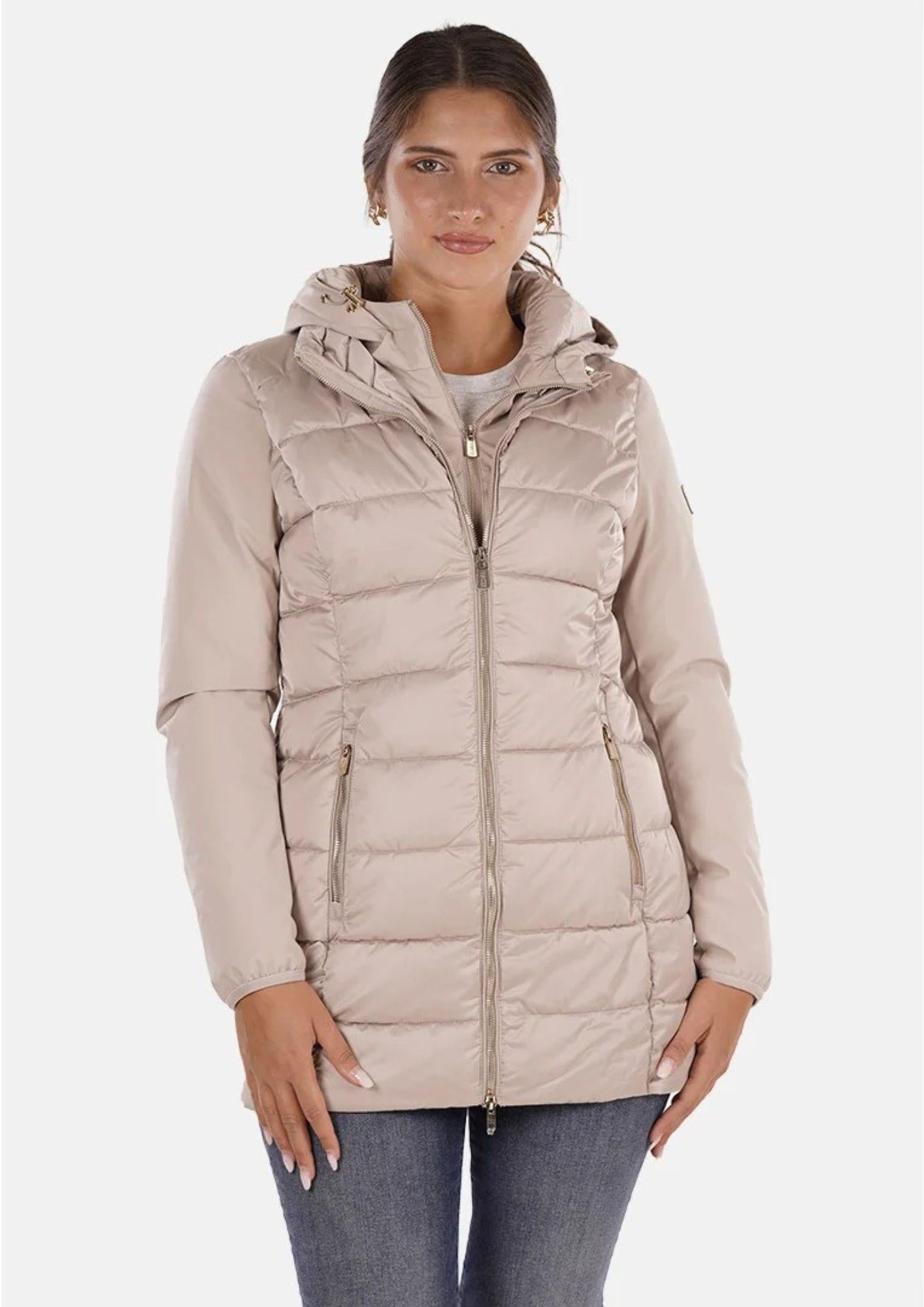 Yes Zee Giubbino Donna Beige O045 M800 0222 YES ZEE 
