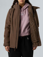The North Face Giacca Donna 3 in 1 con cappuccio Carto Mono Triclimate Smokey Brown NF0A8D3D 1OI THE NORTH FACE 