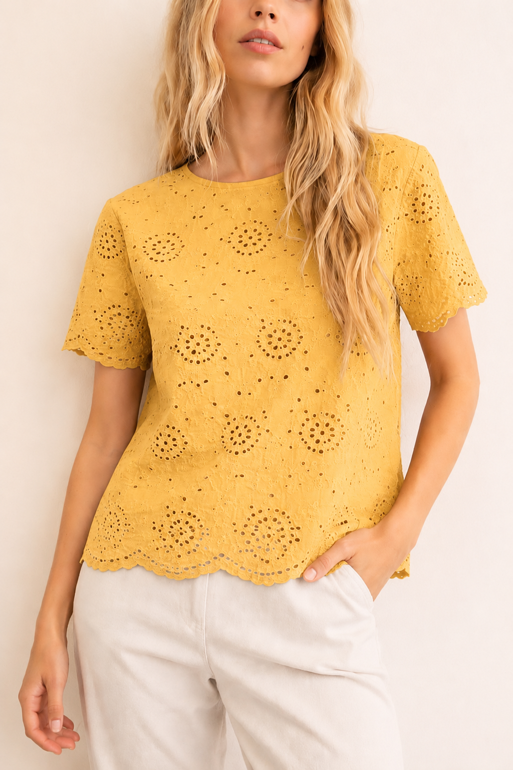Emme Marella T-Shirt Donna Emmveletta Giallo Girasole 2615971022200 004 EMME MARELLA 
