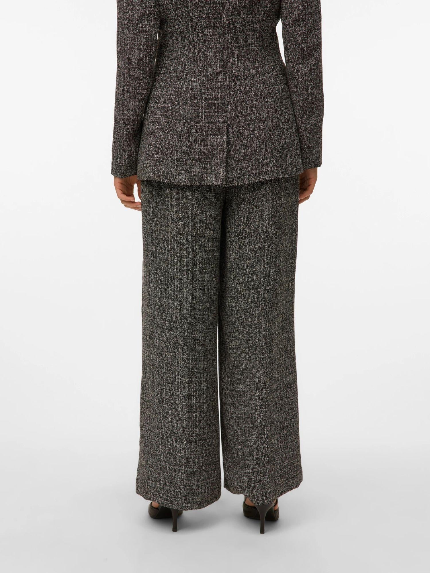 Vero Moda VMPERLE Pantaloni formali Donna Nero sale e pepe 10336076 Black VERO MODA 