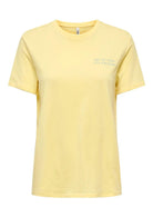 Only T-Shirt Donna Mira Gialla 15368637 Pale Banana ONLY 