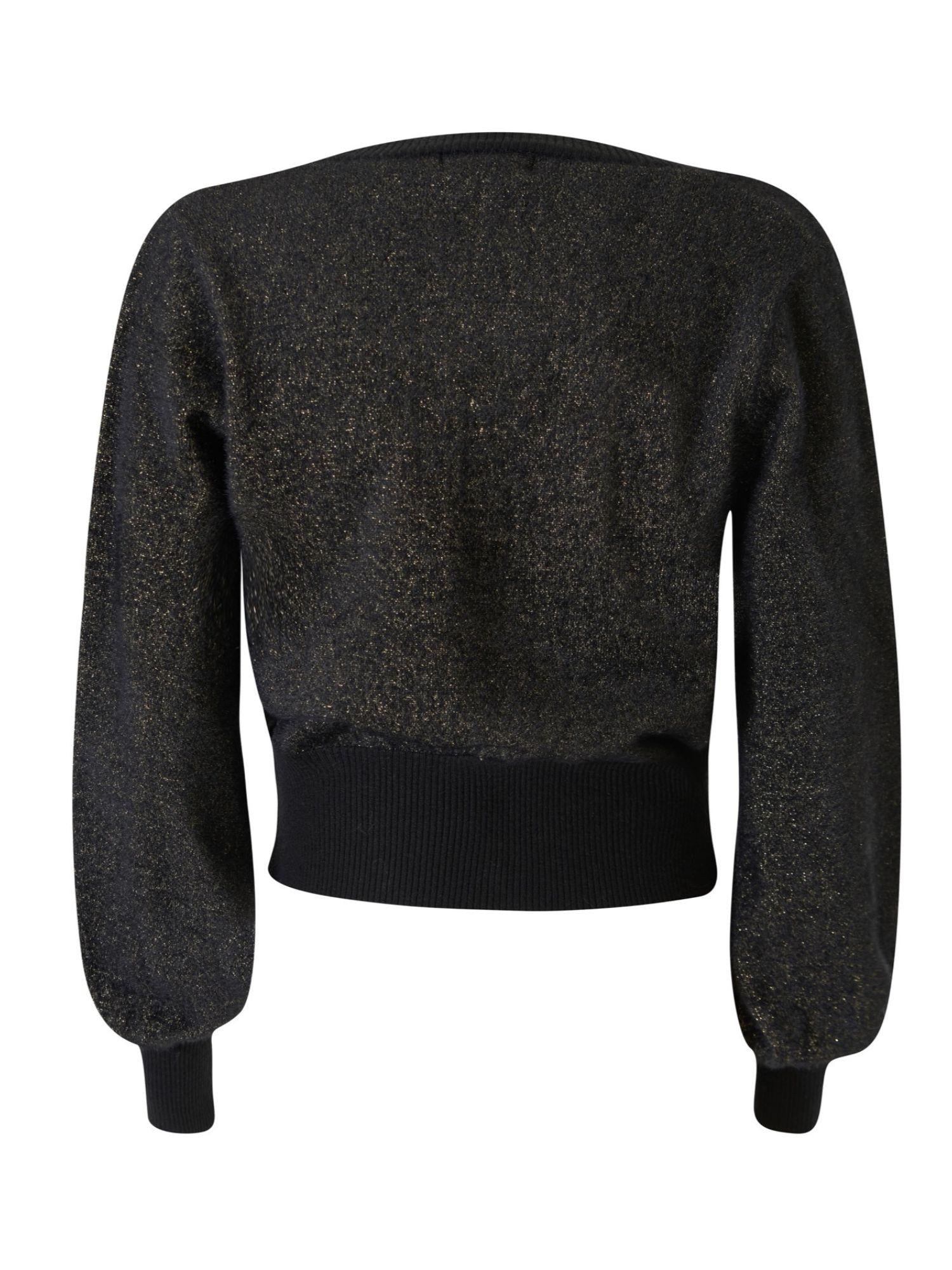 Yes Zee Cardigan Corto Donna Nero M092 IS00 0801 YES ZEE 
