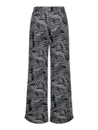 Jacqueline De Yong JDYDEBBIE Pantaloni Wide Fit Donna Nero WHITECAP GRAY GEO 15352943 Black WHITECAP GRAY GEO JACQUELINE DE YONG 