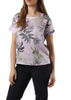 Maglia Donna Riposo Lilla Stampa Floreale