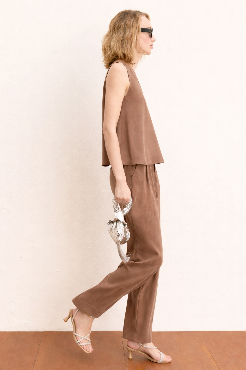 Emme Marella Pantalone Donna Emmcedro Sabbia 2615131162200 002 EMME MARELLA 