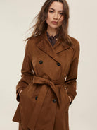Emme Marella Trench in jersey Team Donna Cioccolato 2525906011200 004 EMME MARELLA 