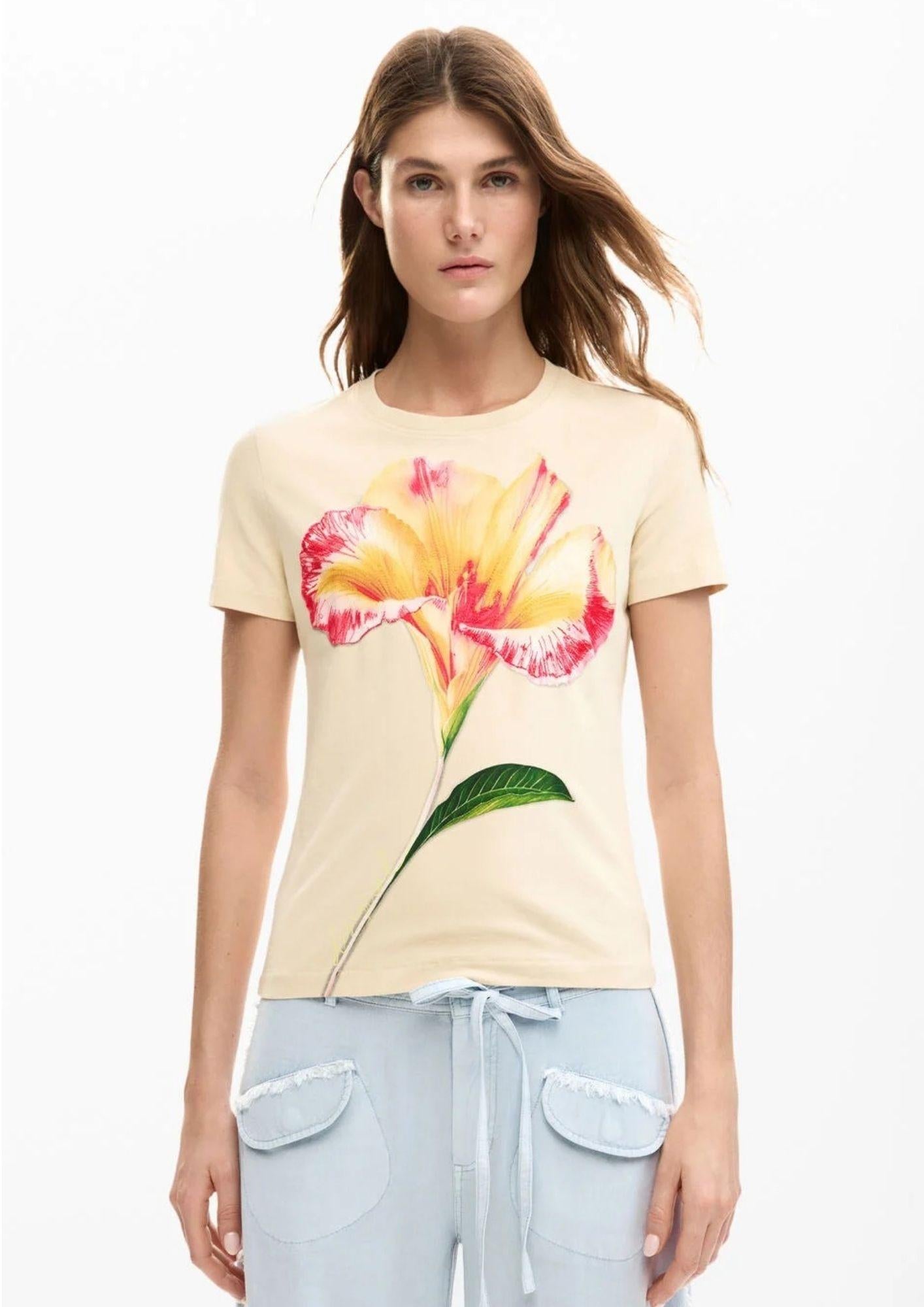 Desugual T-Shirt Donna Estocolmo Bianca 26SWTK03 1001 DESIGUAL 
