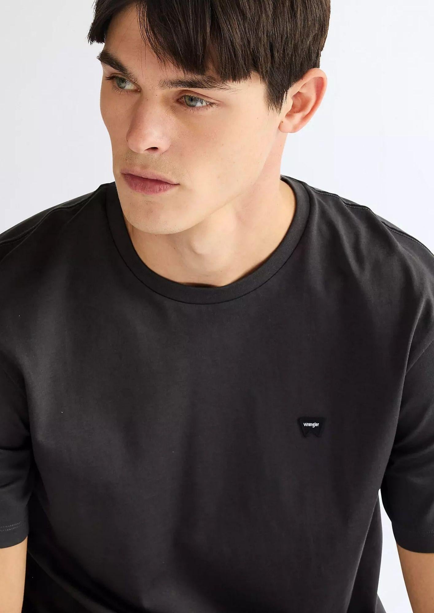 Wrangler T-Shirt Uomo Nero Sbiadito 112351320 BLACK WRANGLER 