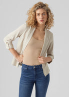 Vero Moda Giacca Donna Jesmilo Beige 10279700 Silver Lining VERO MODA 