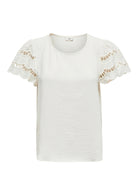 Jacqueline De Yong Top Donna Hannah Bianco 15312609 Cloud Dancer JACQUELINE DE YONG 