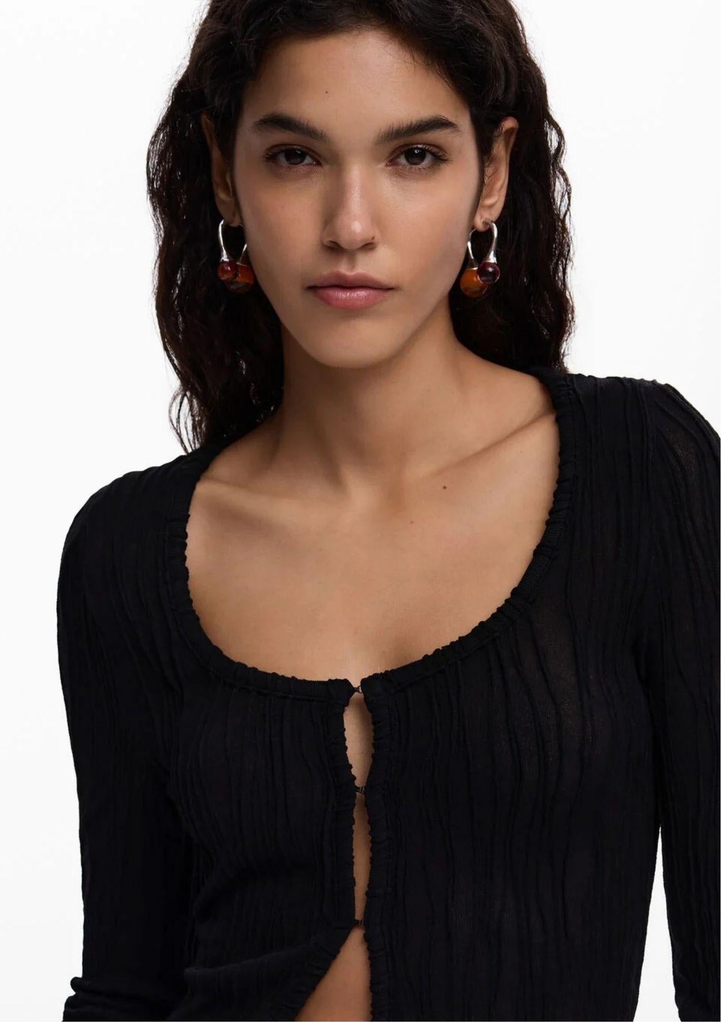 Desigual T-Shirt Donna Bucarest Nera 26SWTK19 2000 DESIGUAL 