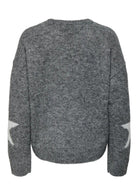 Pullover Donna Only Azu Grigio scuro 15353125 Dark Grey Melange Cloud Dancer ONLY 