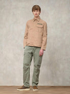 Blauer Camicia Uomo Beige Multitasche Lambert BLUS04360 7499 327 BLAUER 
