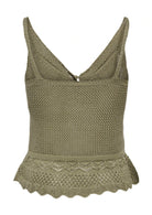 Only Top Donna Lison Verde 15369246 Mermaid Dtm FMOP Button ONLY 