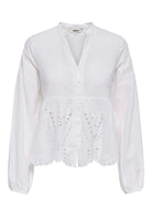 Only Camicia Donna Dewina Bianca 15366728 Bright White ONLY 