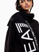 EA7 Emporio Armani Sciarpa Visibility con maxi logo EA7 Nero 7X000007 AF11994 MC008 EA7 EMPORIO ARMANI 