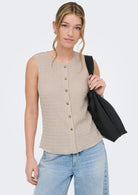 Only Top Donna Ilse Grigio Argento 15374601 Silver Lining ONLY 