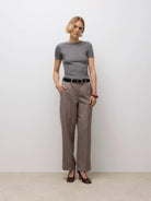Vero Moda AWIRWINA Top Donna Medium Grey Melange 10329978 Medium Grey Melange VERO MODA 