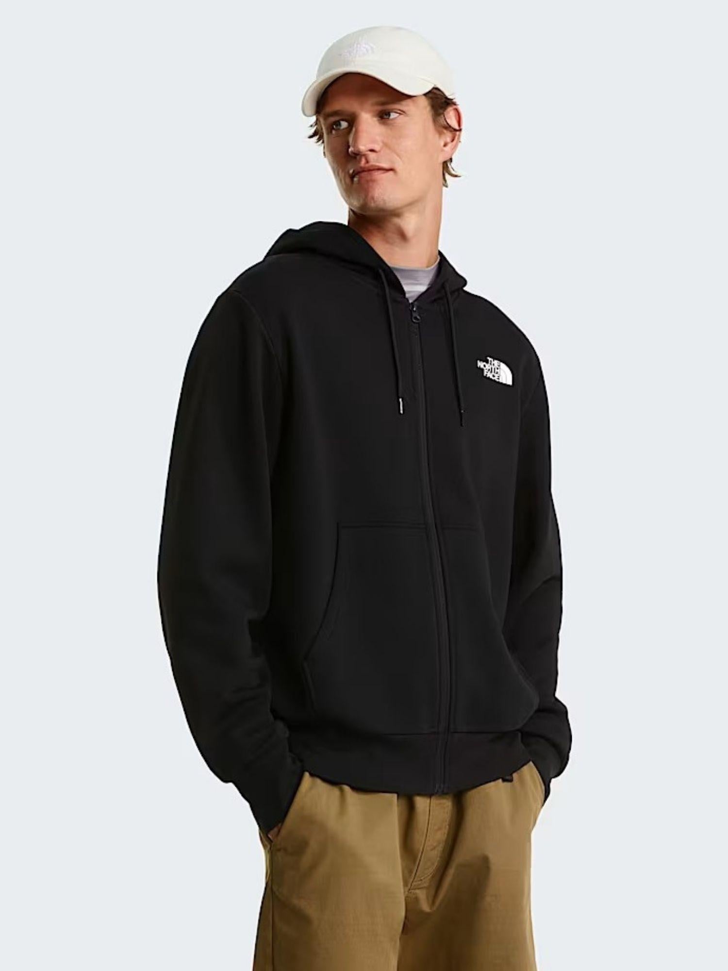 The North Face Felpa Uomo Nero con Cappuccio Simple Dome Light Regular NF0A8GQ7 JK3 THE NORTH FACE 