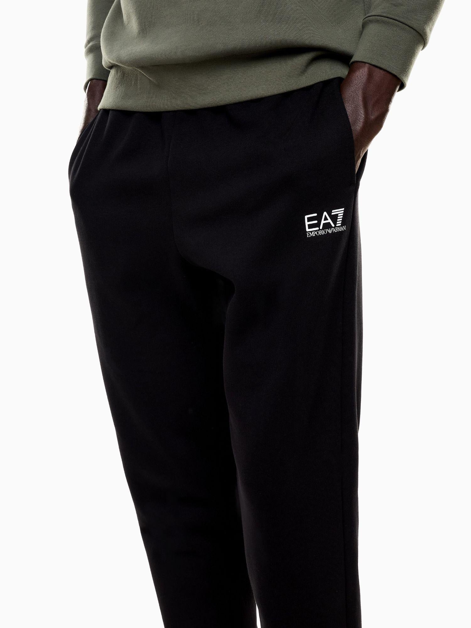 EA7 Emporio Armani Tuta Uomo Core Identity In Misto Cotone Verde Beetle Nero 8NPV66 PJVTZ M7059 EA7 EMPORIO ARMANI 