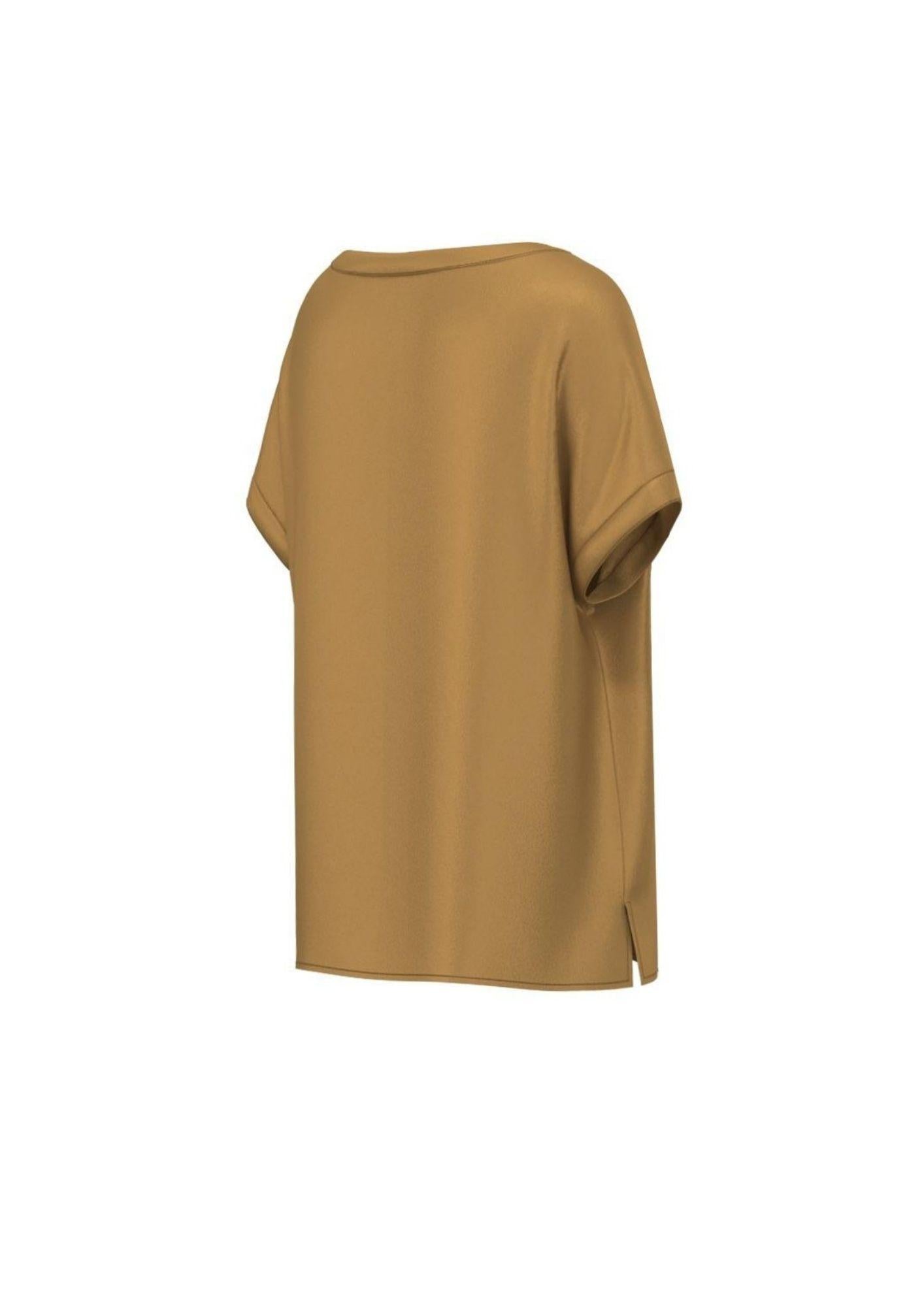 Emme Marella Camicia Donna Emmramo Cammello 2615111031200 002 EMME MARELLA 