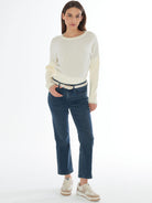 Yes Zee Cardigan Corto Donna Avorio M092 IS00 0157 YES ZEE 