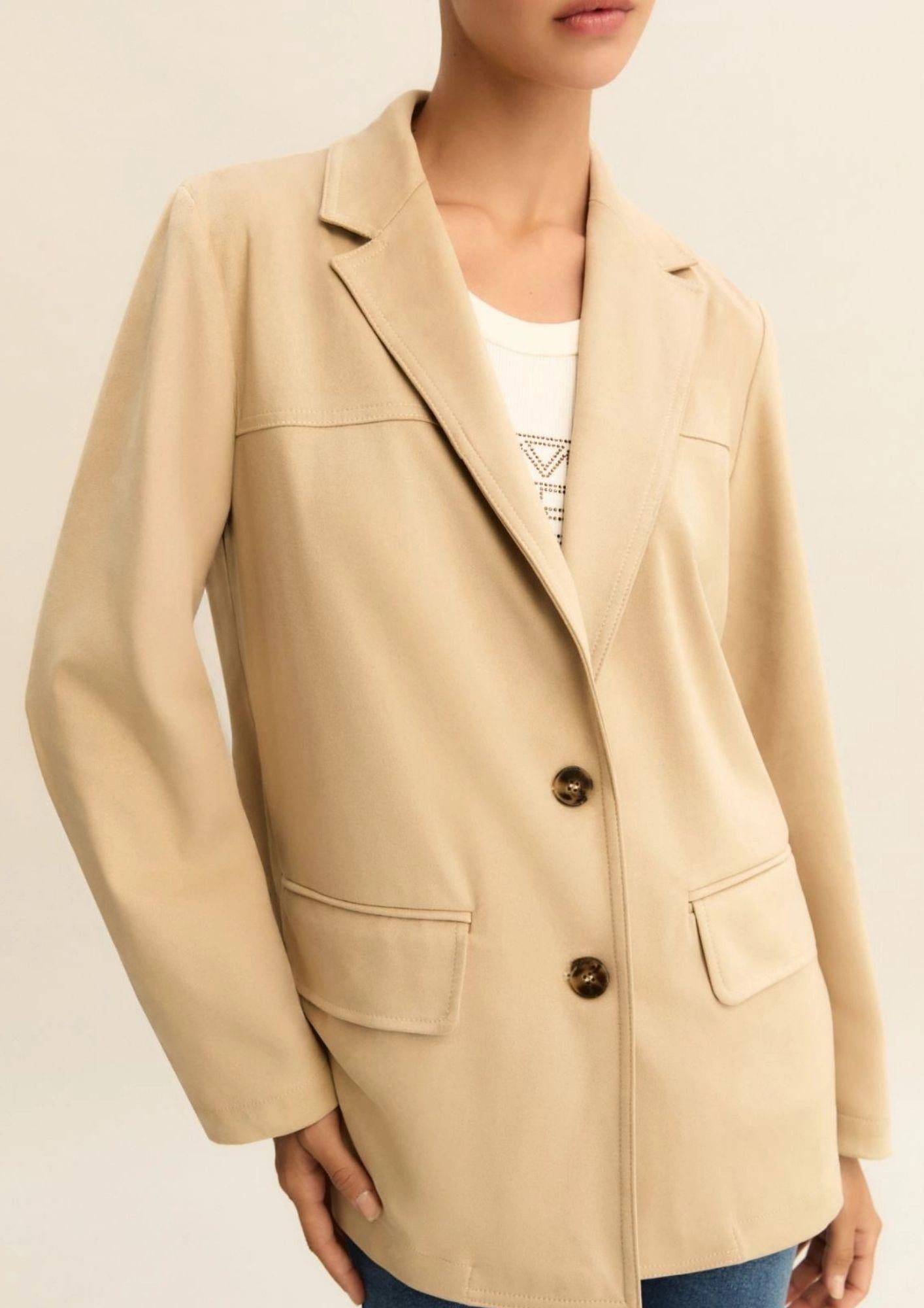 Emme Marella Giacca Donna Emmecerchio Beige 2615901031200 001 EMME MARELLA 