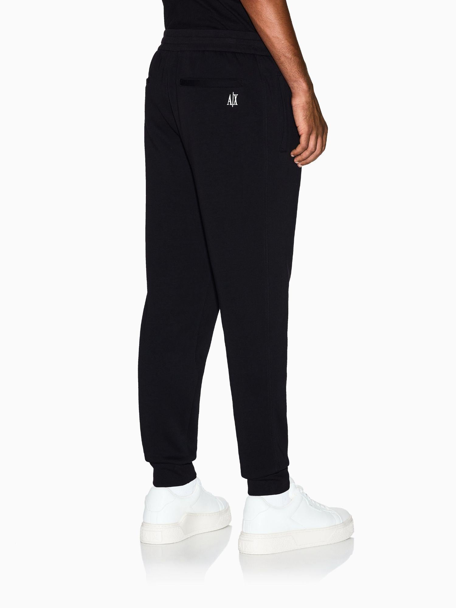 Armani Exchange Pantaloni jogger con logo sul retro Uomo Nero XM000373 AF10818 UC001 ARMANI EXCHANGE 