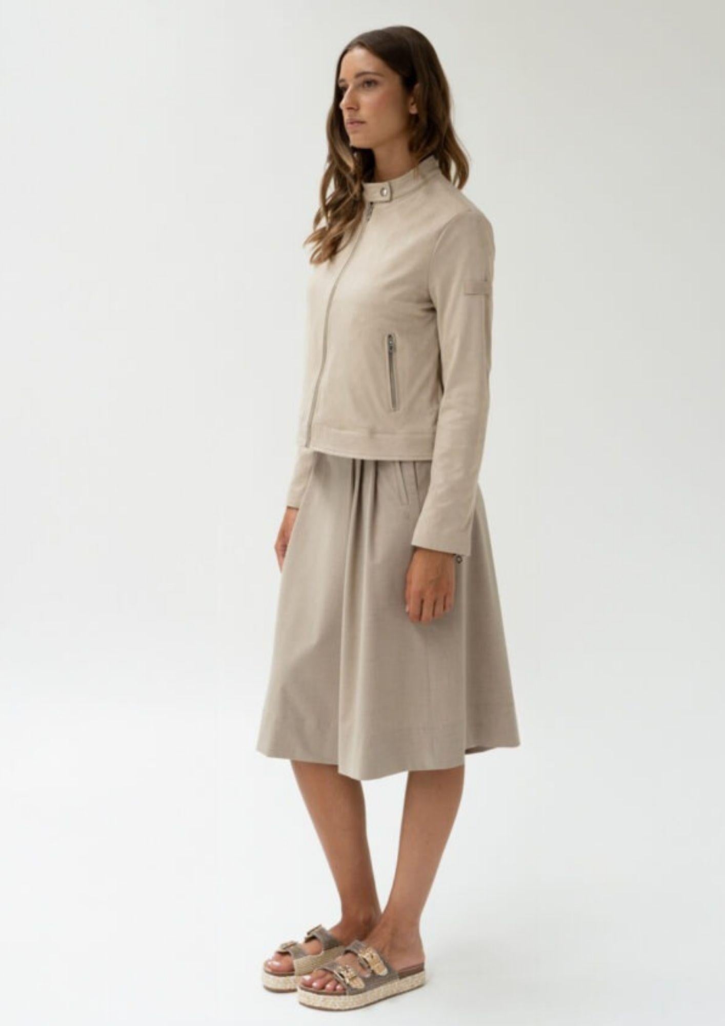 Rihunik Giubbino Donna Delice Beige RIW400J F0224 131 RIHUNIK 