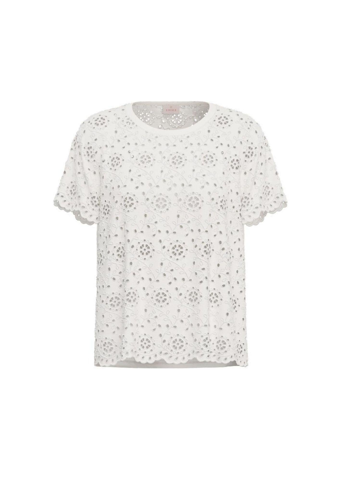 Emme Marella T-Shirt Donna Emmveletta Bianca 2615971022200 001 EMME MARELLA 