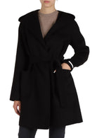 Emme Marella Cappotto Donna Oblato Nero 2525016011200 008 EMME MARELLA 
