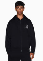 Armani Exchange Felpa Uomo Nera XM000371 AF10818 UC001 ARMANI EXCHANGE 
