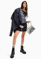 Armani Exchange T-Shirt Donna Nera 8NYTDL YJ73Z 6231 ARMANI EXCHANGE 