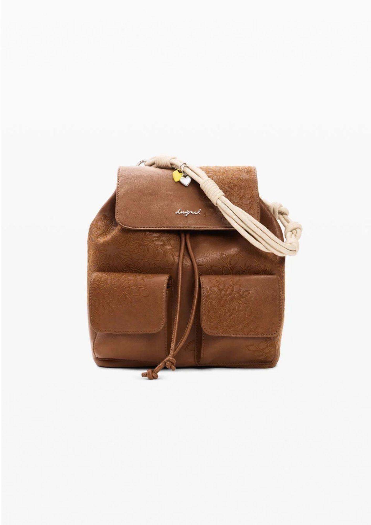 Desigual Zaino Donna Backcromo Sumy Mini Marrone 26SAKP29 6006 DESIGUAL 