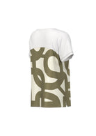 Emme Marella Maglia Donna Emmlampada Bianca Verde 2615111102200 007 EMME MARELLA 