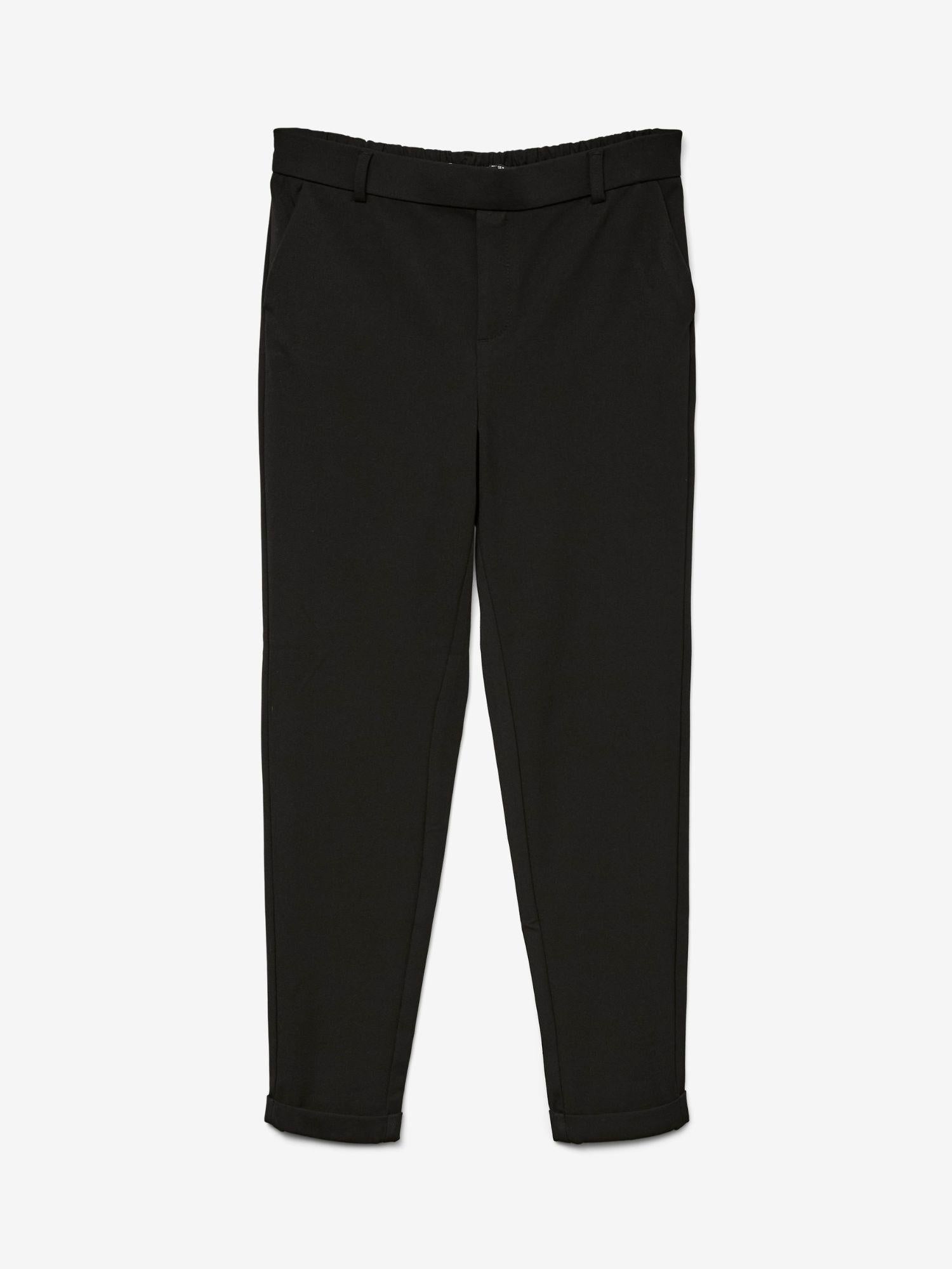 Vero Moda Pantaloni Donna Maya A Vita Media Nero 10225280 Black VERO MODA 