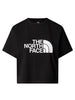 Easy Women's Cropped Waist T-Shirt TNF Black