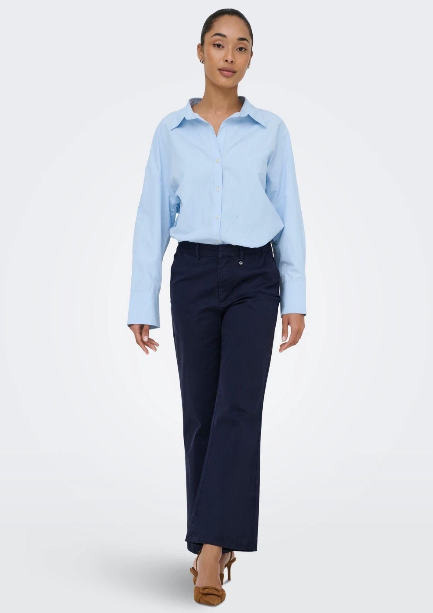 Only Pantalone Donna Stella Blu 15364098 Night Sky ONLY 