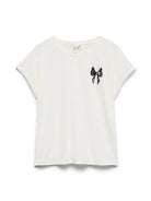 Vero Moda Top Donna Ihaya 10340239 Snow White BLACK VERO MODA 
