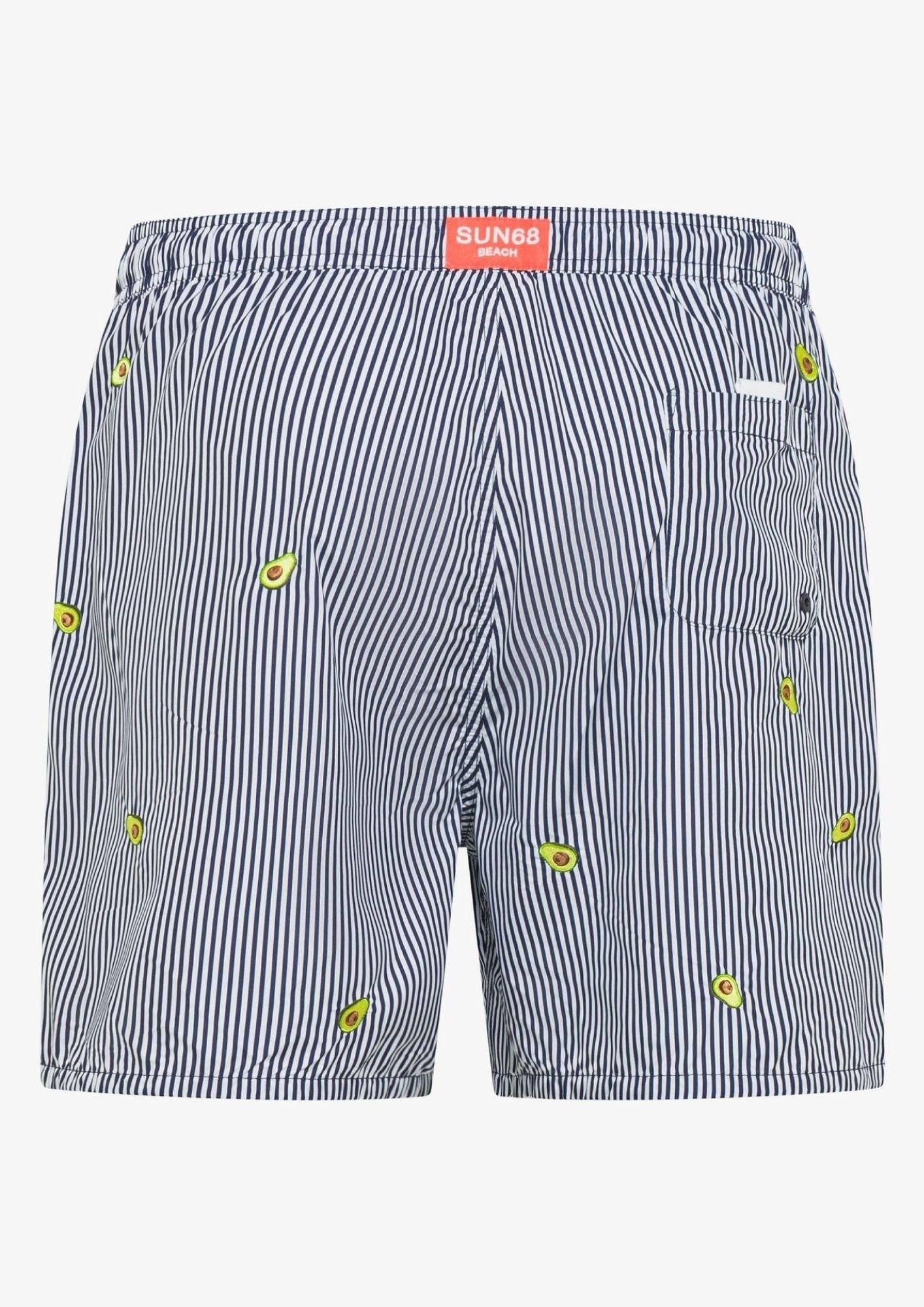 Sun68 Costume Uomo Blu Navy e Bianco H36111 701 SUN68 