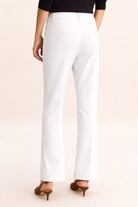 Emme Marella Pantalone Donna Emmfarnese2 Bianco Lana 2615131341200 001 EMME MARELLA 