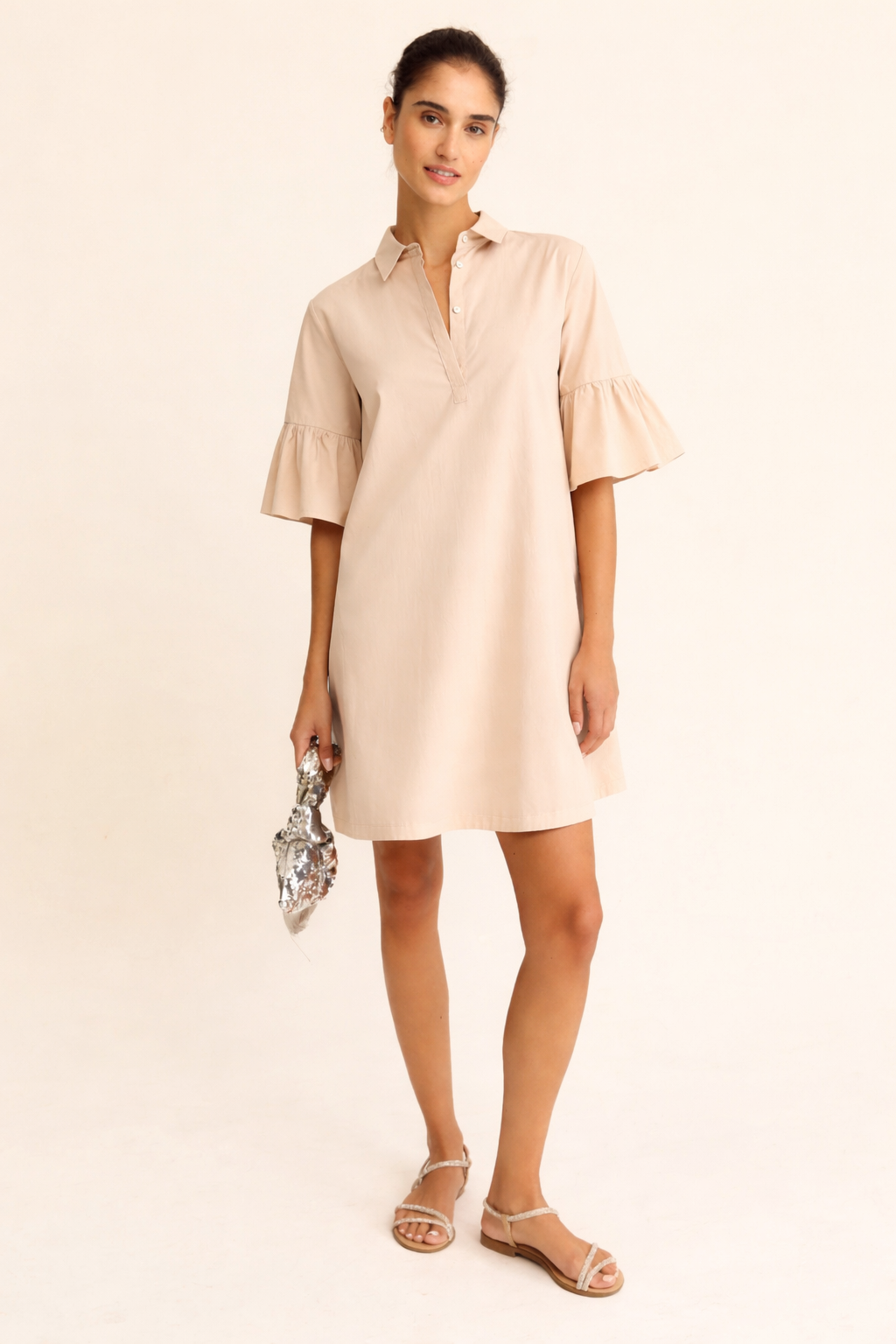 Emme Marella Vestito Donna Emmepoche Beige 2615221192200 010 EMME MARELLA 