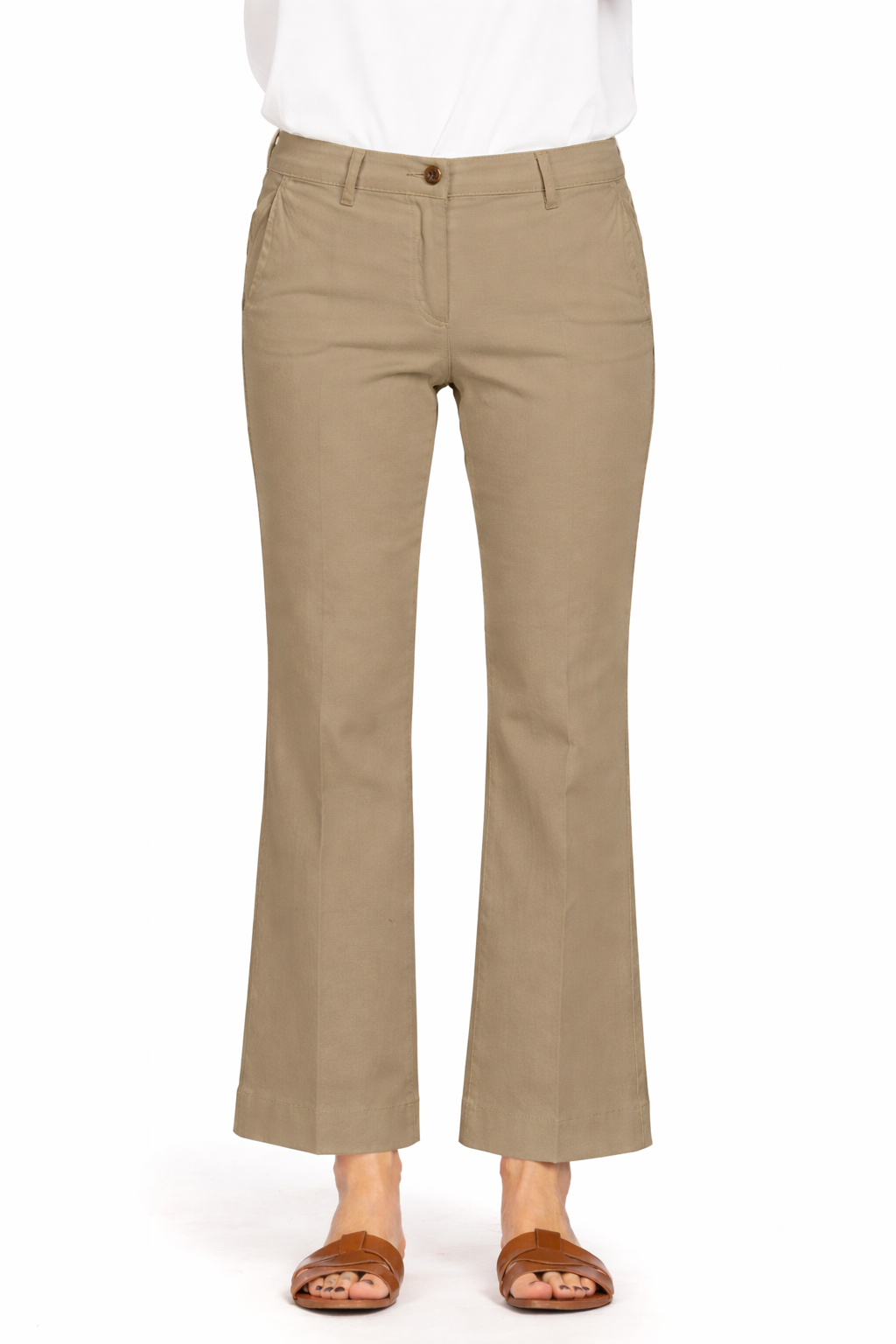 Diana Gallesi Pantalone Donna Verde Oliva P052R008816N 25 DIANA GALLESI 